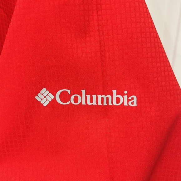COLUMBIA WINDBREAKER RED SIZE L - Picture 3 of 12